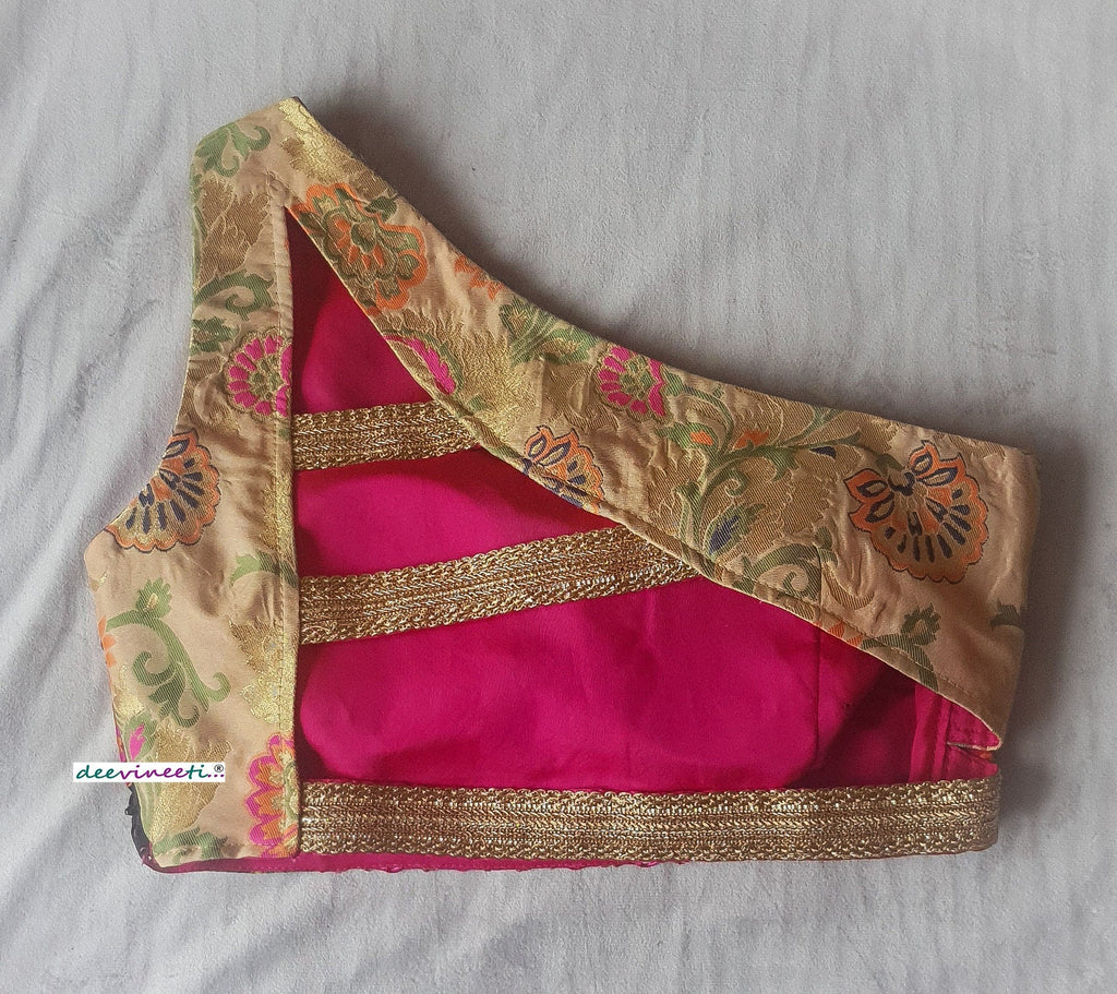 Multicolor One Shoulder Blouse DVBL_186