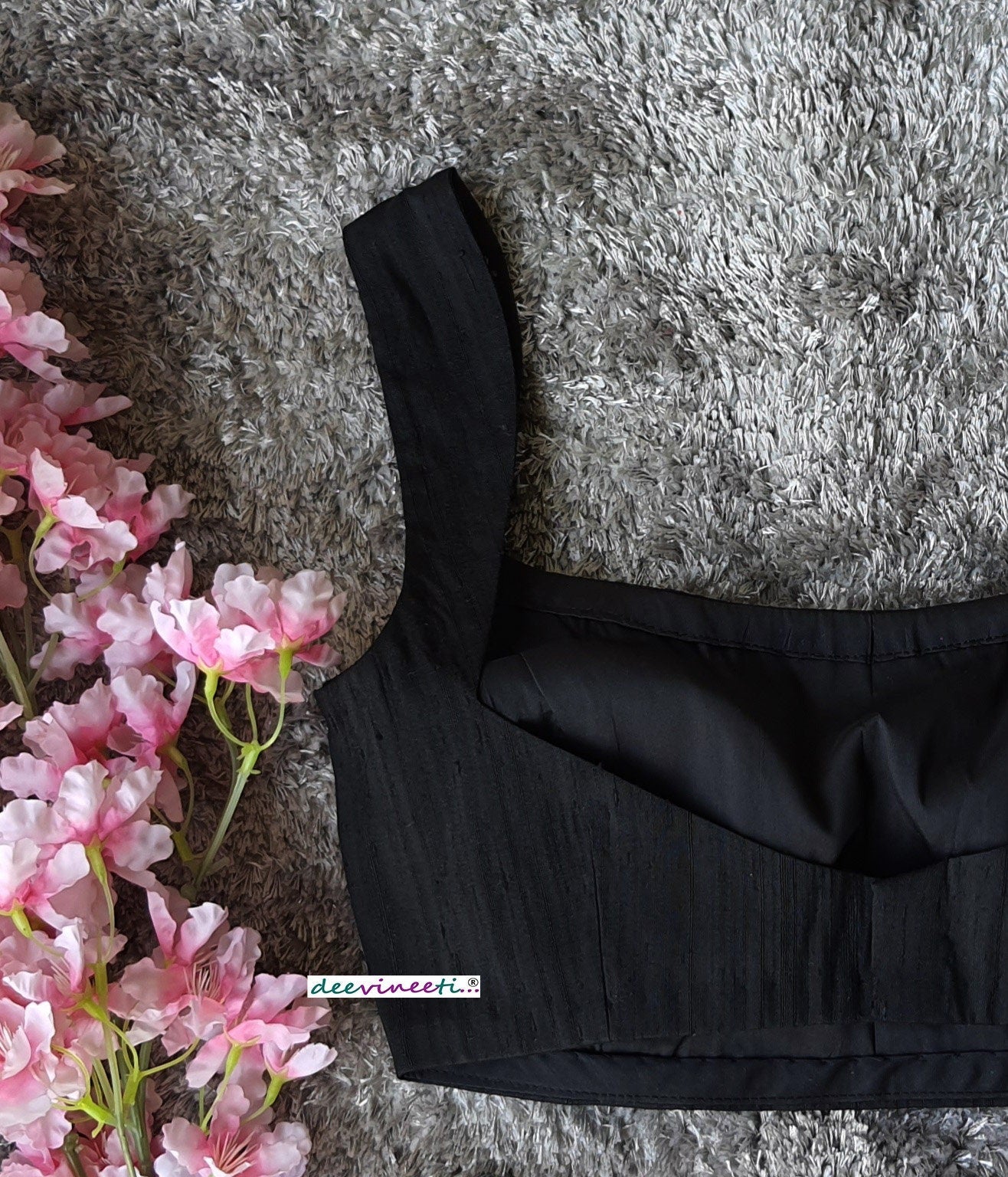 Pure Raw Silk Blouse DVBL_256