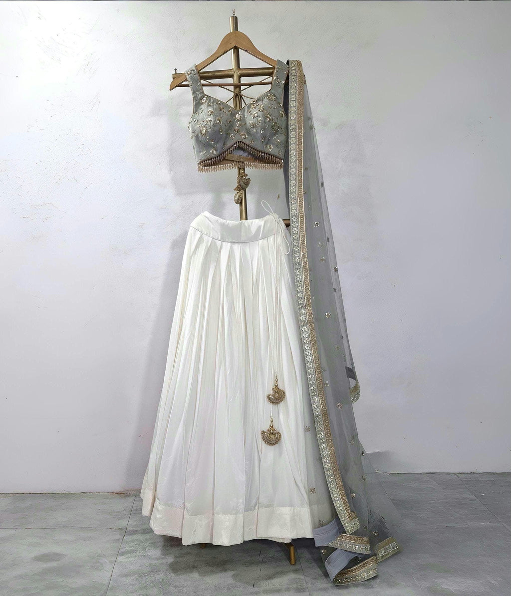 Grey and Ivory Lehenga Choli DVMTD_0303