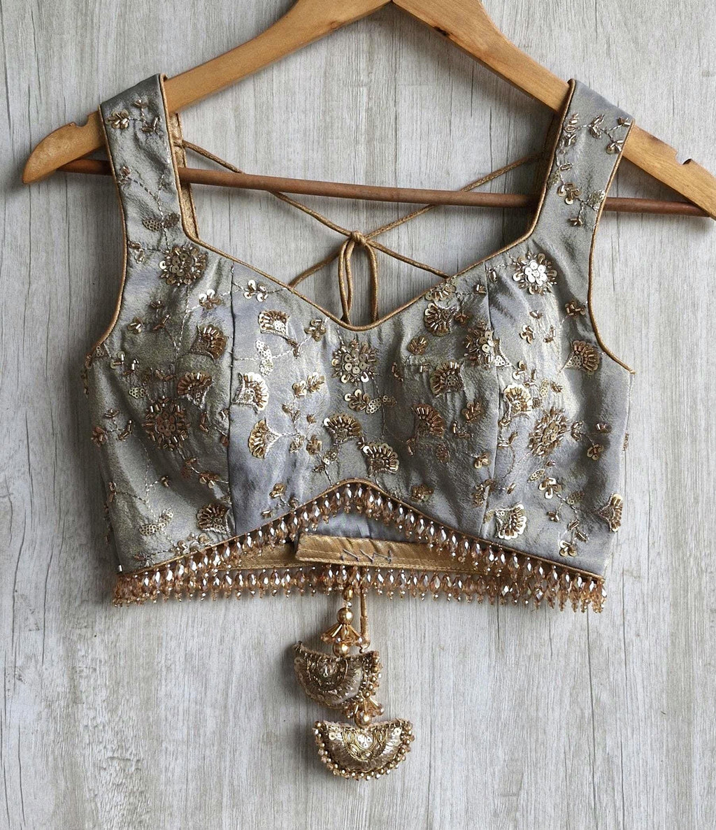 Grey and Ivory Lehenga Choli DVMTD_0303