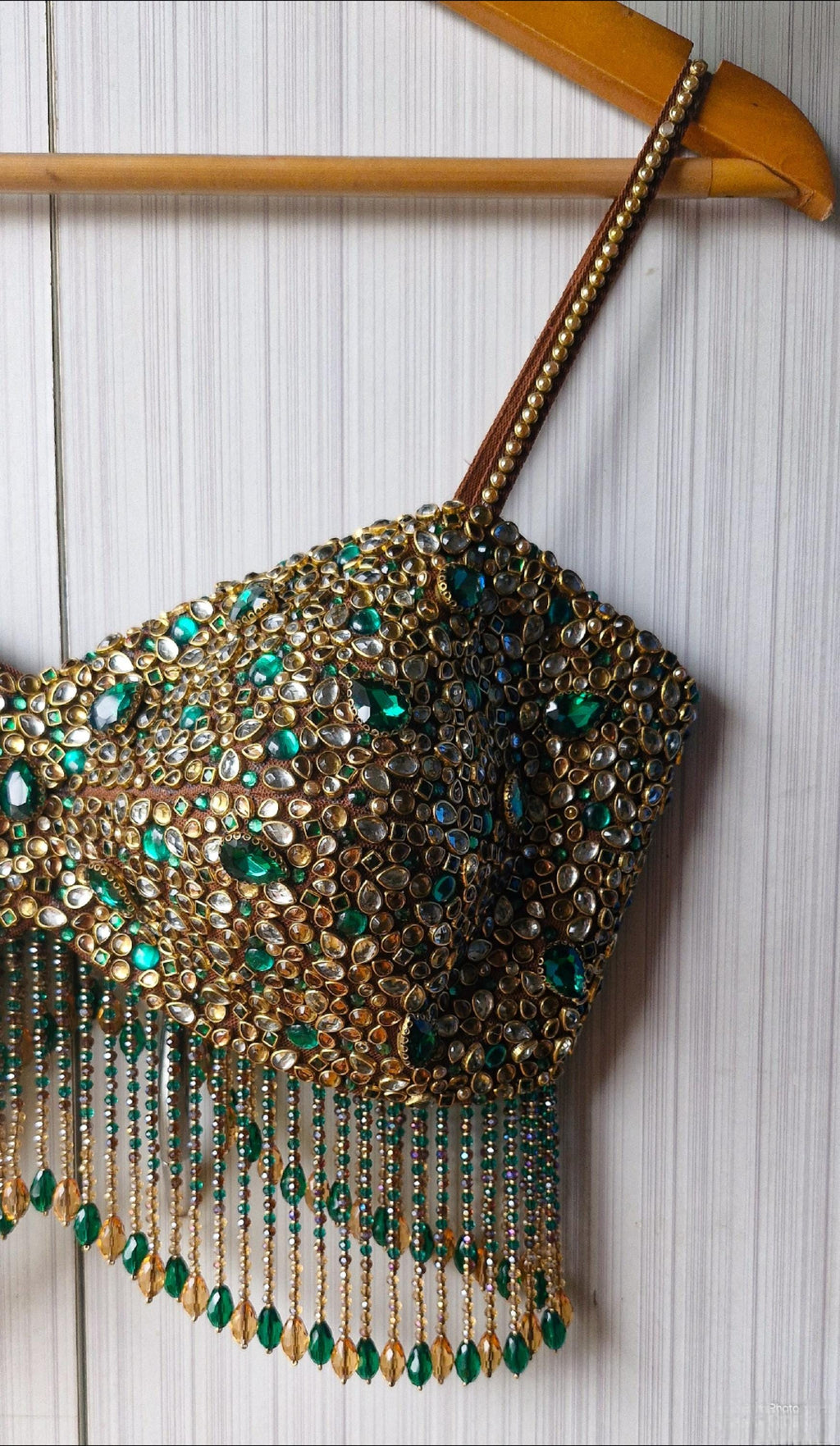 Beads & Kundan Embellishment Bejeweled Bralette DVBL_516