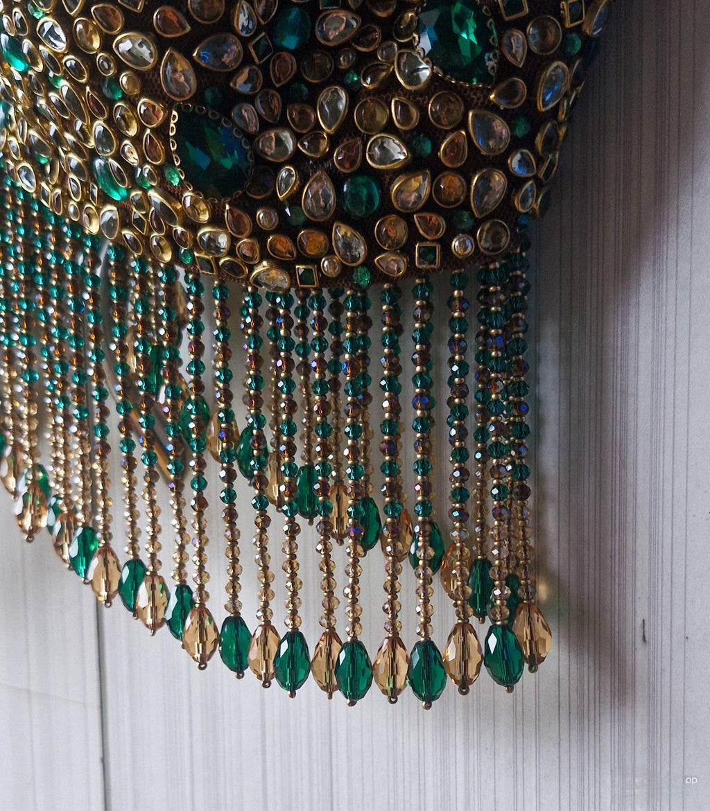 Beads & Kundan Embellishment Bejeweled Bralette DVBL_516