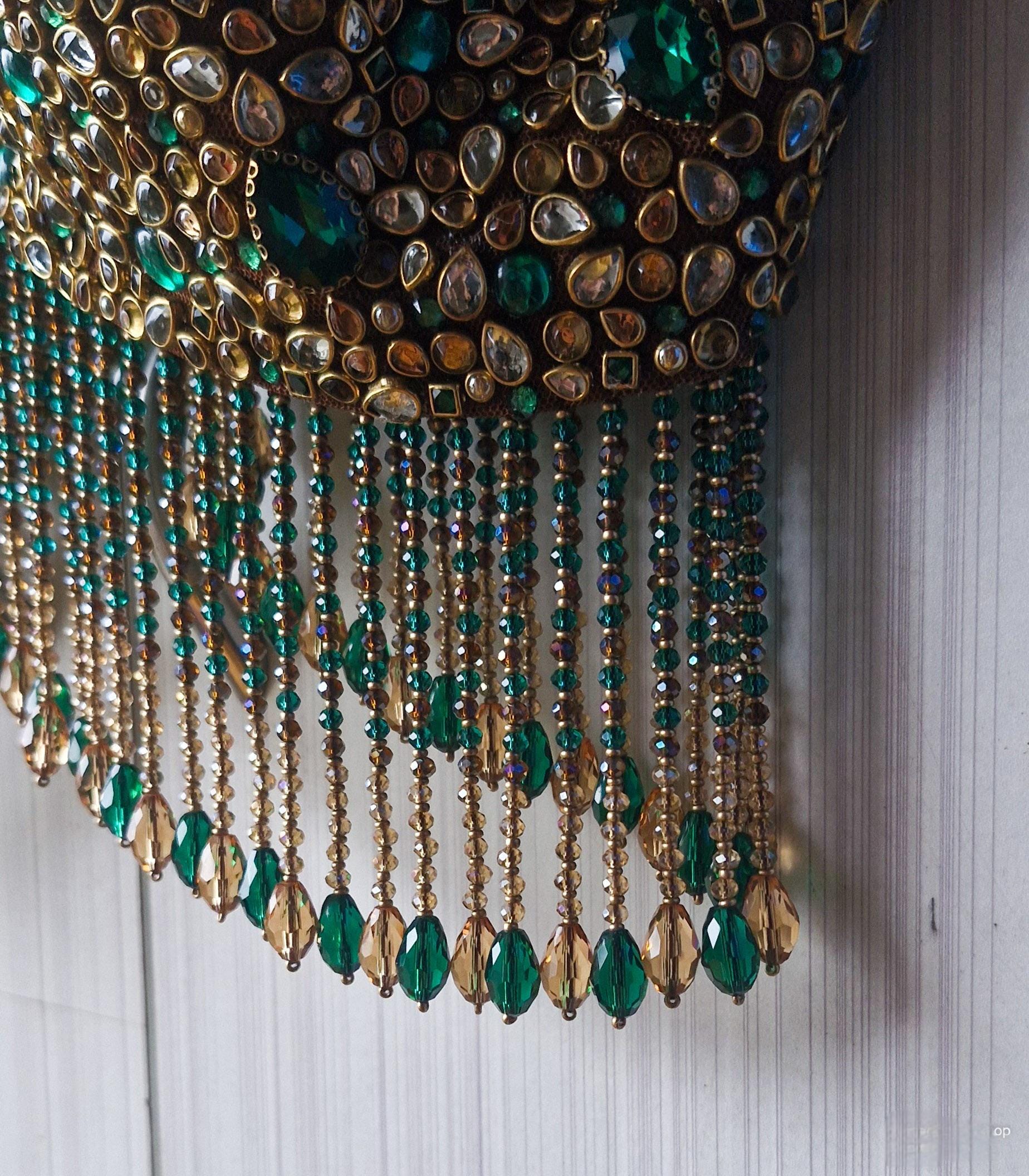 Beads & Kundan Embellishment Bejeweled Bralette DVBL_516