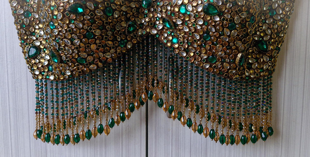 Beads & Kundan Embellishment Bejeweled Bralette DVBL_516